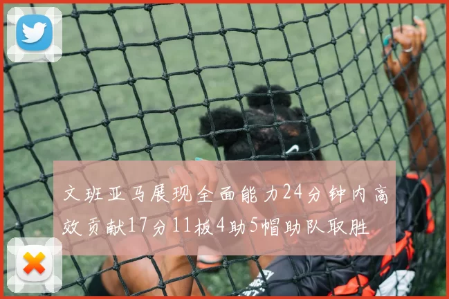 文班亚马展现全面能力24分钟内高效贡献17分11板4助5帽助队取胜